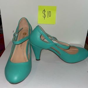 Light teal heels!